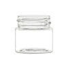 .5 oz. (1/2 oz.) Clear Plastic Single Wall BPA FREE 33-400 PET Jar w/ Colored Caps 2 pc. 35% OFF