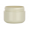 1.67 oz. Ivory Other Plastic (50ml) Round Double Wall 53-400 Round Base Jar-Colored Cap (Delta)